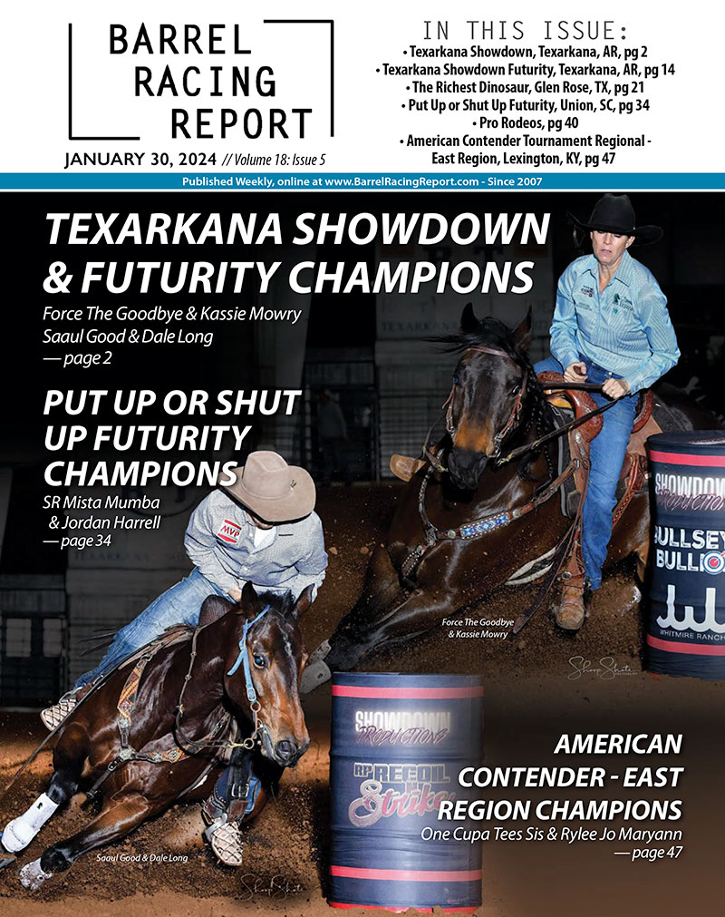 Barrel Racing Score Barrel Racing Report