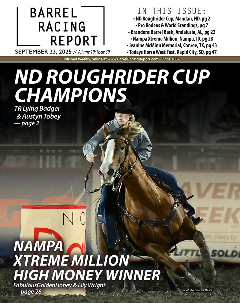 Barrel Racing Score Barrel Racing Report